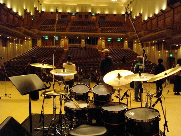 Stage Overview From Drums