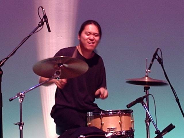 Shinya on 2 pc drum set